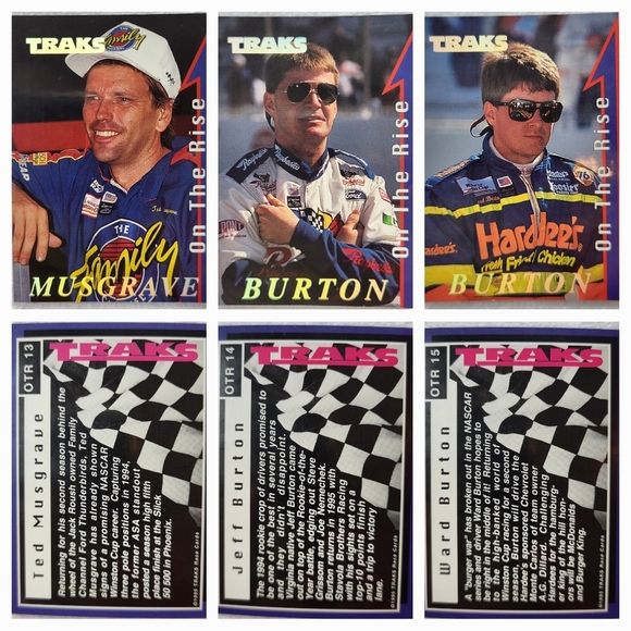 1995 Traks On The Rise Subset - NASCAR - Picture 6 of 9